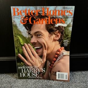 Harry Styles Better Homes & Gardens Magazine